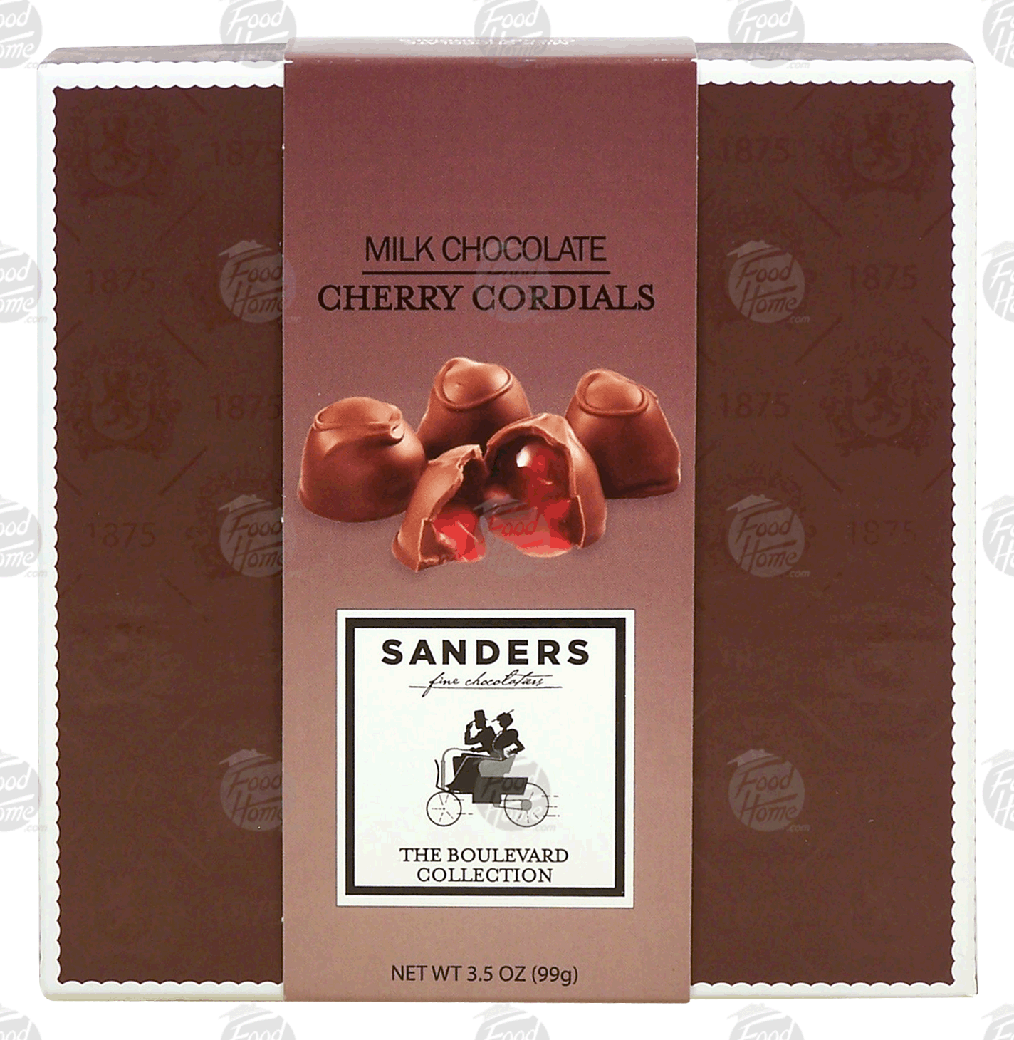 Sander's The Boulevard Collection milk chocolate cherry cordials Full-Size Picture